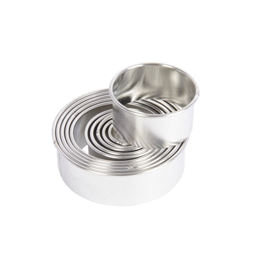 Set di 11 forme per tagliare la pasta per torte, 10 cm, metallo - di Kitchen Craft