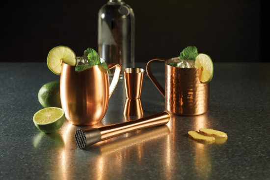 Dubbele maat cocktailbeker, 25/50 ml, roestvrij staal, koperkleur – Kitchen Craft