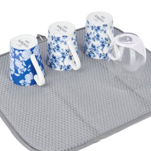 Supporto per stendi stoviglie 40 x 45 cm, realizzato in microfibra - di Kitchen Craft