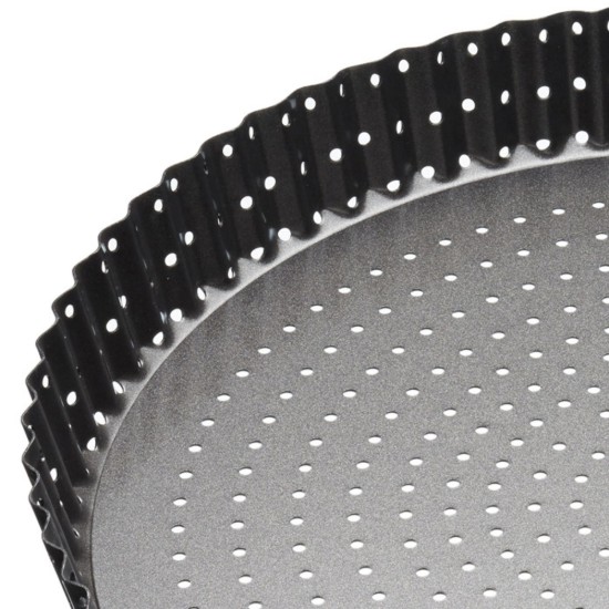 Geperforeerde taartvorm, staal, 25 cm - Kitchen Craft