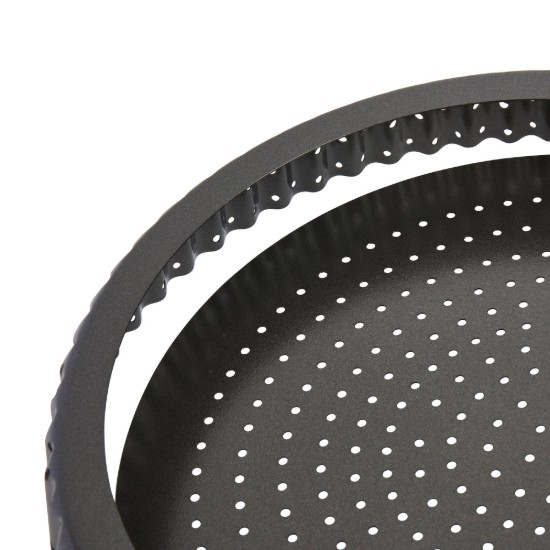 Geperforeerde taartvorm, staal, 25 cm - Kitchen Craft