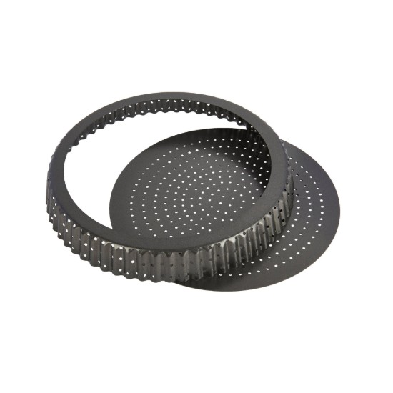 Geperforeerde taartvorm, staal, 25 cm - Kitchen Craft