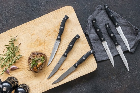 Set steakmessen, 6-delig, RVS - Kitchen Craft