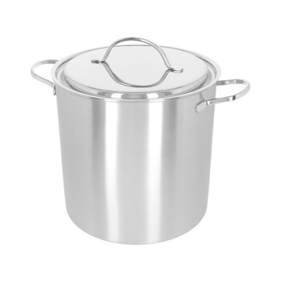 Cooking pot with lid, 26 cm/ 12 l "Resto", stainless steel - Demeyere