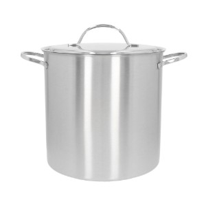 Cooking pot with lid, 28 cm/17 l "Resto", stainless steel - Demeyere