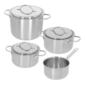 Pannenset, 7 stuks, "Resto, roestvrij staal - Demeyere