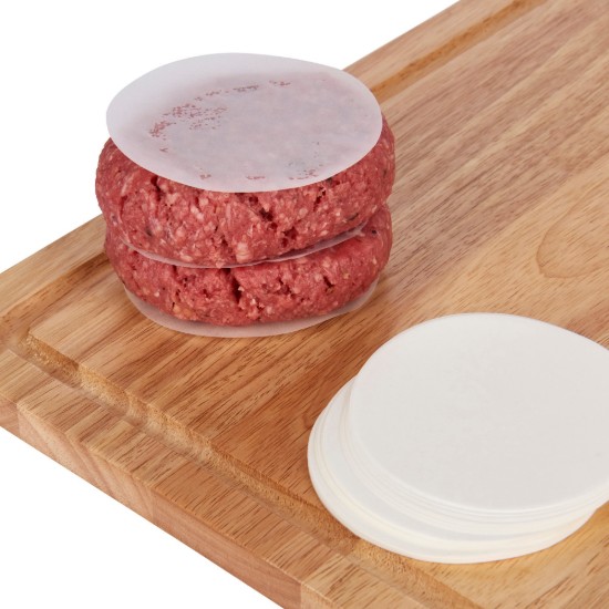 250 reserve waxschijven voor burgers, 9 cm - by Kitchen Craft