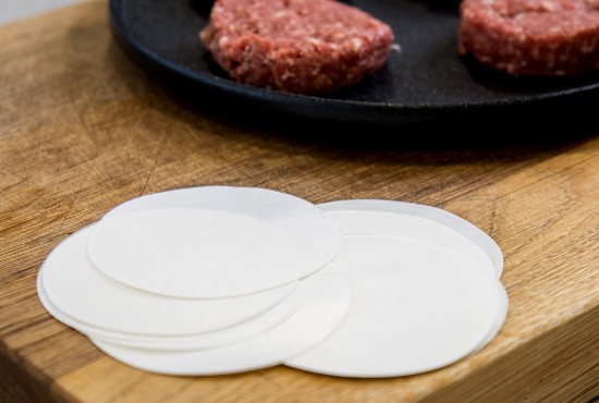 250 reserve waxschijven voor burgers, 9 cm - by Kitchen Craft