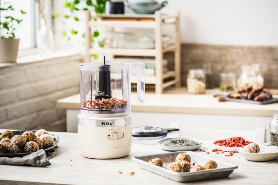 Snoerloze hakmolen, 1,18 l, kleur "Almond Cream" - merk KitchenAid