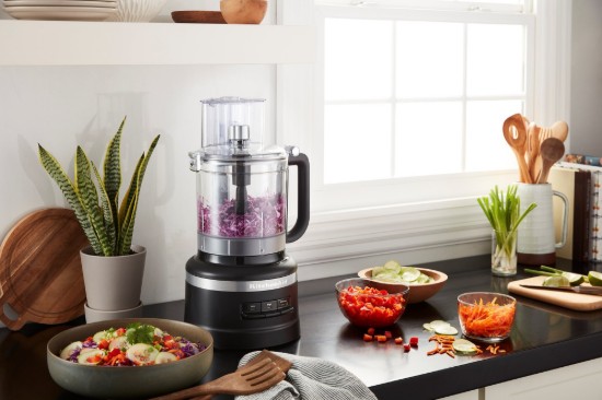 Foodprocessor, 3,1 L, 400 W, "Matte Black" farve - KitchenAid mærke