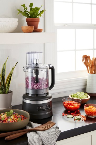 Foodprocessor, 3,1 L, 400 W, "Matte Black" farve - KitchenAid mærke