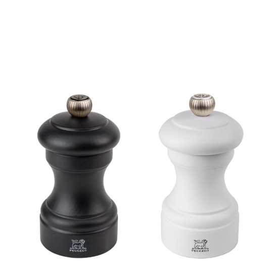 Set di 2 macinasale e pepe, "Bistro", 10 cm, Bianco e Nero - Peugeot
