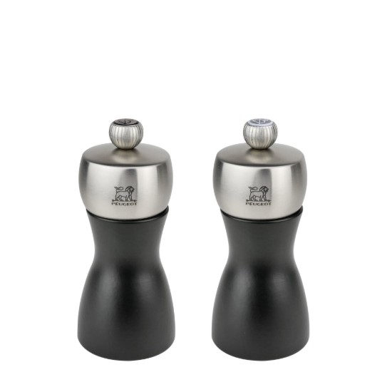 Σετ 2 μύλοι αλατοπίπερου "Fidji" , 12 cm, Μαύρο - Peugeot