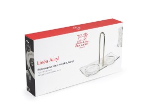 Steunblad "Linea" voor 2 kruidenmolens, acryl - Peugeot