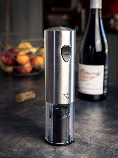 Cavatappi elettrico, 20 cm, "Elis", Stainless Steel - Peugeot