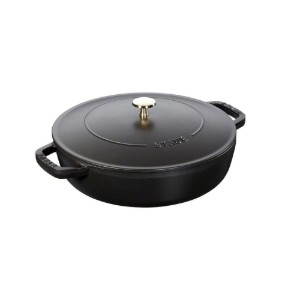 Pirofila "Chistera", ghisa, 24 cm, Nero - Staub
