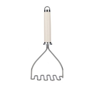 Pressa per purea manuale, 26 cm, acciaio inox, Almond Cream - KitchenAid