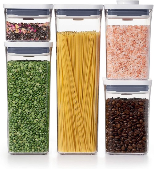Set di contenitori per alimenti POP da 5 pezzi, plastica - OXO