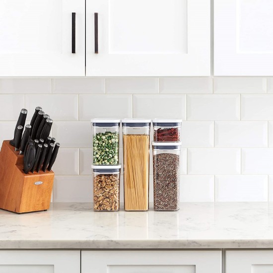 Set di contenitori per alimenti POP da 5 pezzi, plastica - OXO