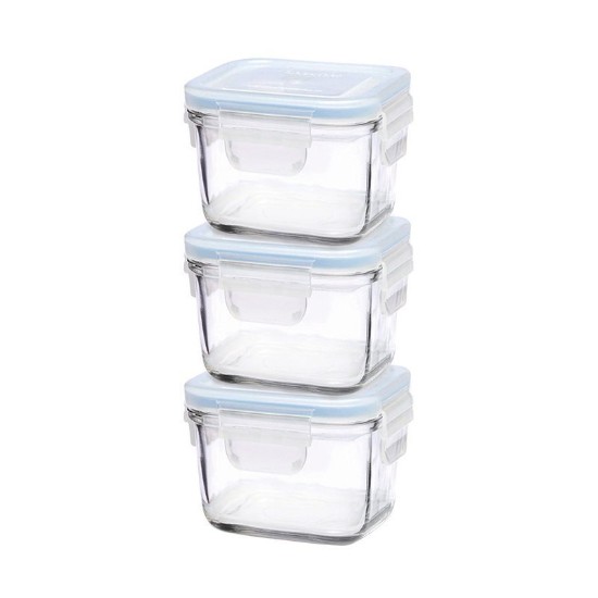 Set 3 caserole din sticla - Glasslock