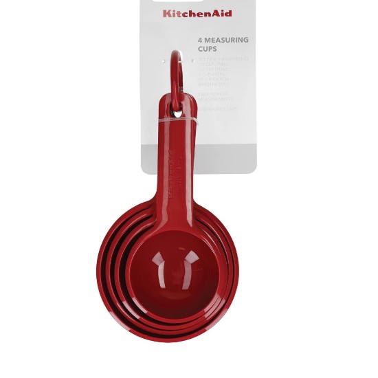 Σετ 4 μεζούρες χρώματος "Empire Red" - μάρκας KitchenAid