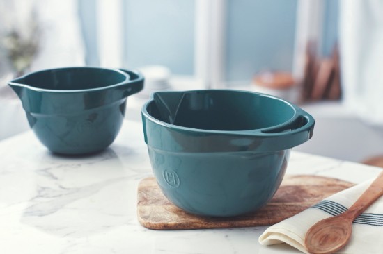 Mixing bowl, ceramic, 20cm/2.5L, Blue Flame - Emile Henry