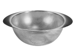Colander, stainless steel, 22 cm - Zokura