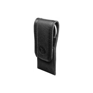 3-piece manicure set, satin stainless steel, black leather pouch holster, PREMIUM - Zwilling