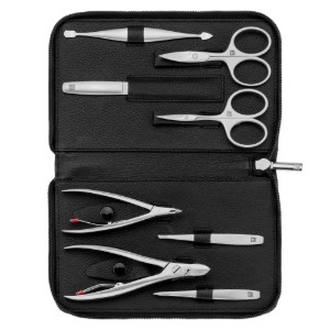 8-piece set, leather wallet, black - Zwilling TWINOX
