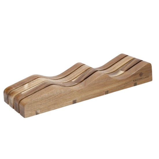 Supporto per riporre i coltelli, 35 × 10 × 5,5 cm, MasterClass - Kitchen Craft
