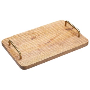 Platter made from wood, for serving food, 35,5 x 22,5 cm, Artesa range - Kitchen Craft