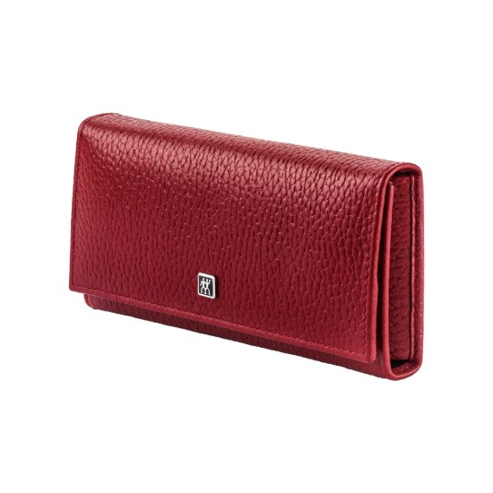 5-piece manicure set, leather case, red,  Classic Inox - Zwilling