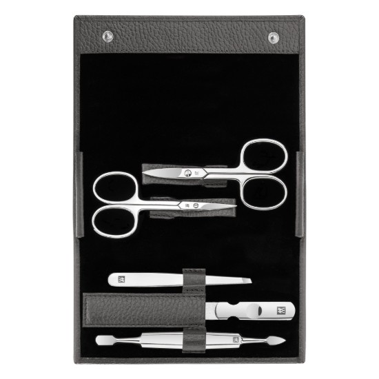 Set 5 pezzi, portafoglio in pelle, Antracit - Zwilling Classic Inox