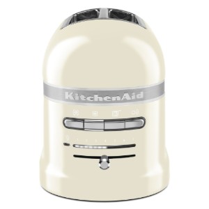 2-slot Artisan toaster, 1250W, of "Almond Cream" color - KitchenAid