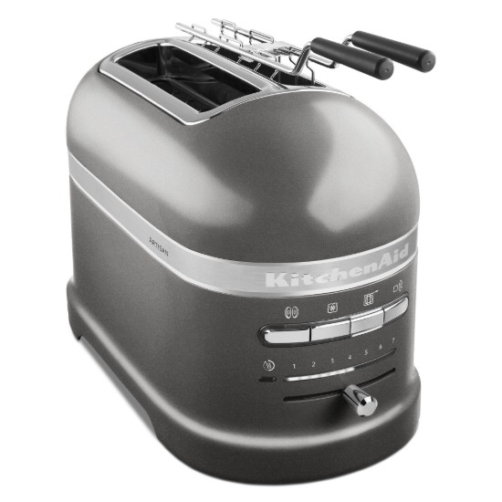 2-slot Artisan toaster, 1250W, Medallion Silver - KitchenAid