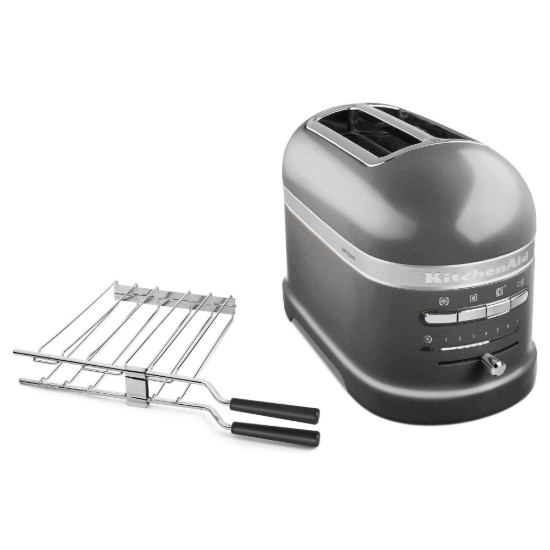 2-slot Artisan toaster, 1250W, Medallion Silver - KitchenAid