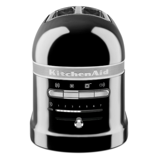2-slot Artisan toaster, 1250W, Onyx Black - KitchenAid