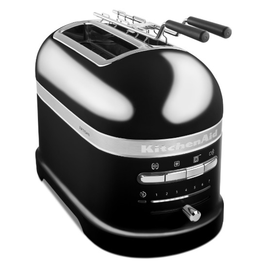 2-slot Artisan toaster, 1250W, Onyx Black - KitchenAid