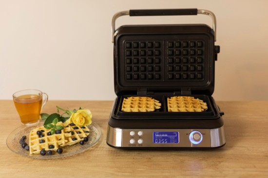 Smart waffle maker, 5 functions, 1600 W - Zokura