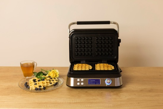 Smart waffle maker, 5 functions, 1600 W - Zokura