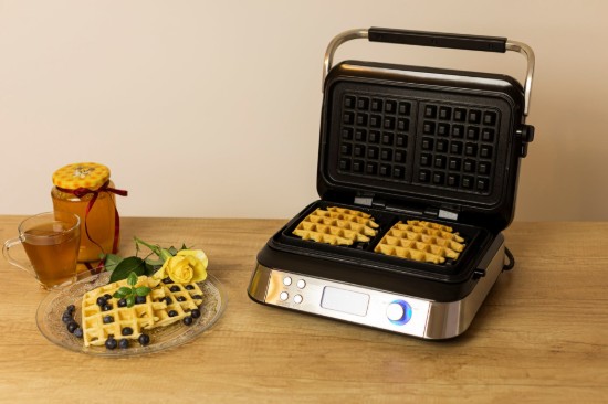 Smart waffle maker, 5 functions, 1600 W - Zokura