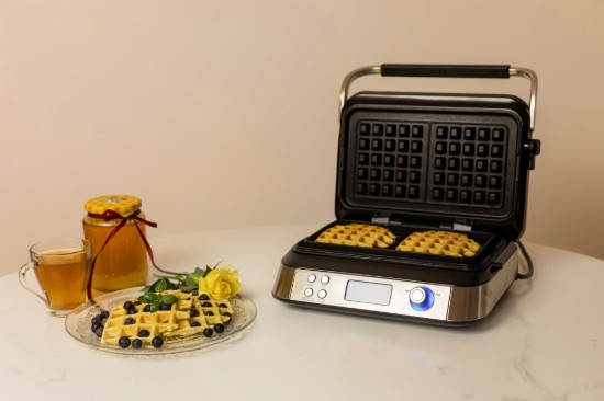Smart waffle maker, 5 functions, 1600 W - Zokura