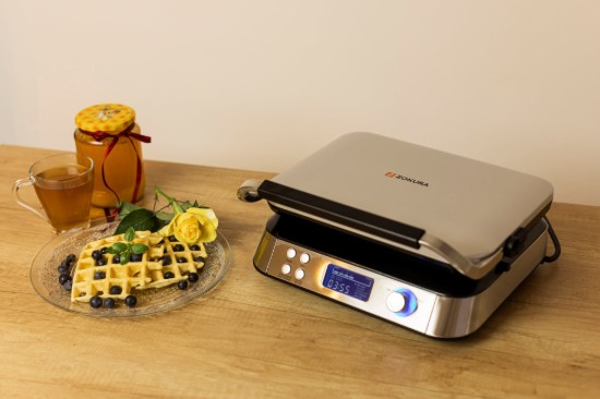 Smart waffle maker, 5 functions, 1600 W - Zokura