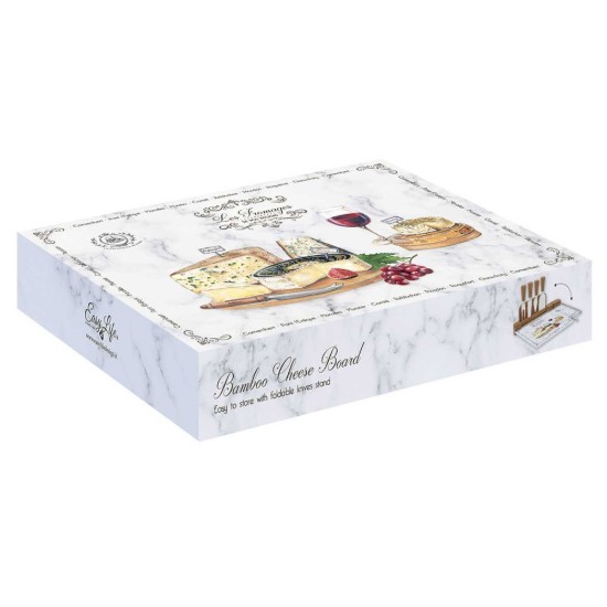 Σετ σερβιρίσματος τυριών "Les Fromages" 6 τεμαχίων, 31,5 x 20 cm - Easy Life
