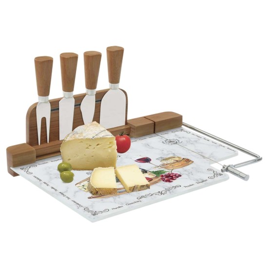 Σετ σερβιρίσματος τυριών "Les Fromages" 6 τεμαχίων, 31,5 x 20 cm - Easy Life