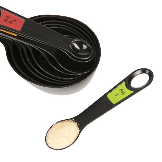 Set van 10 maatlepels – gemaakt door Kitchen Craft