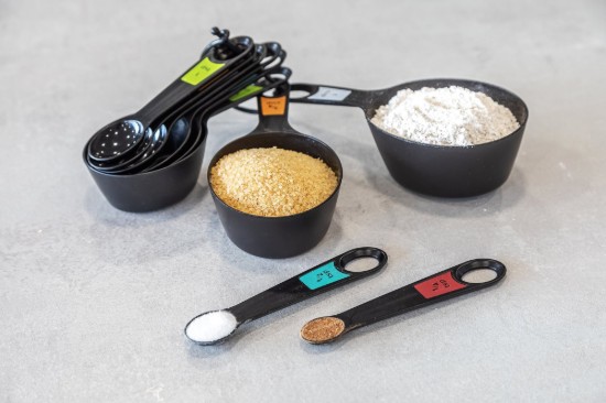 Set van 10 maatlepels – gemaakt door Kitchen Craft