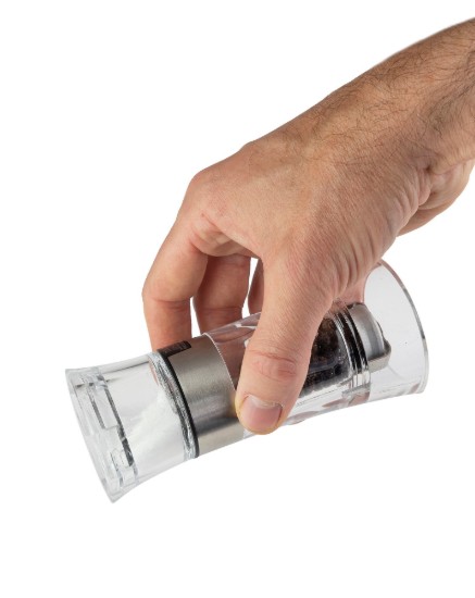 Moedor de pimenta manual "Oslo" 2 em 1 com saleiro, 13 cm - Peugeot