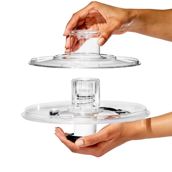 Centrifuga per insalata, ciotola in vetro, 4,1 L / 27 cm - OXO