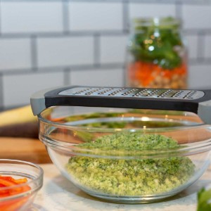 Extra coarse cauliflower grater, gray - Microplane brand
